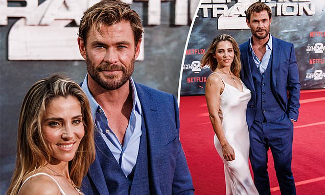 Elsa Pataky stuns as she cosies up to Chris Hemsworth in Berlin