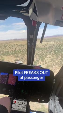 @dailymail The finger wag ?? This pilot was not letting his day get ruined when a passenger grabs the helicoper trim lever #news #helicopter #heli #helicopter