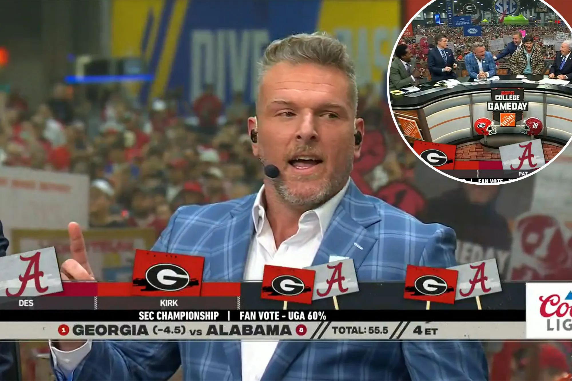 Pat McAfee trolls Georgia fans in funniest possible way with Alabama pick