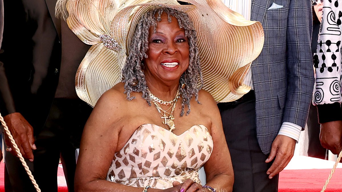 Motown legend Martha Reeves, 82, gets star on Hollywood Walk of Fame with tributes from Stevie Wonder and Smokey Robinson... after $50K was collected from crowd-funding to pay for it