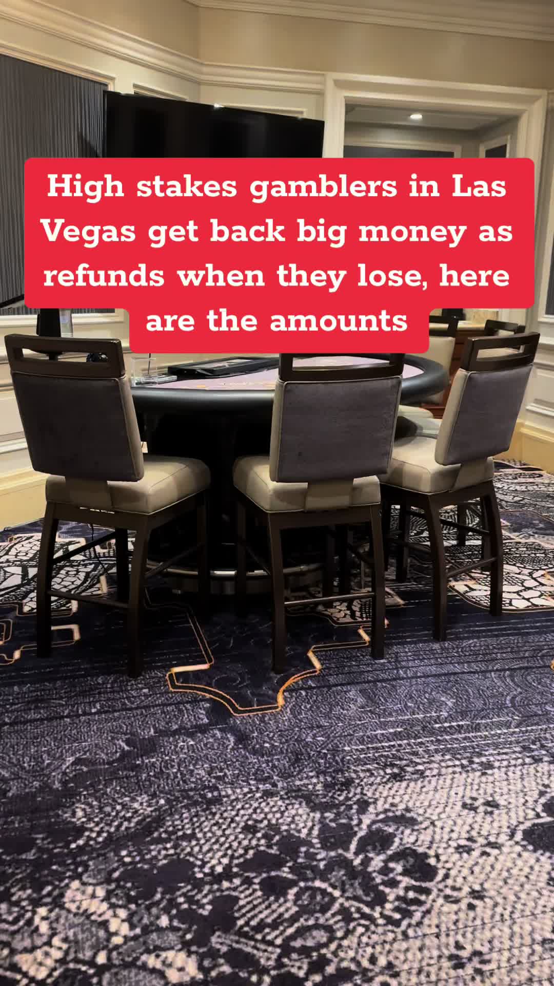 This table is generally not made public #vegaspaulycshow