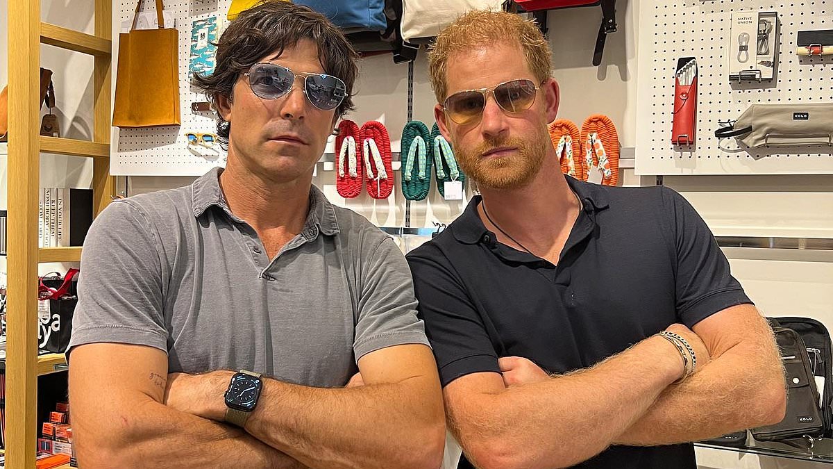 Prince Harry and Nacho Figueras' bromance continues! Duke puts on another brotherly display with polo player during Florida visit after Argentinian vowed to 'defend the Sussexes with his life'