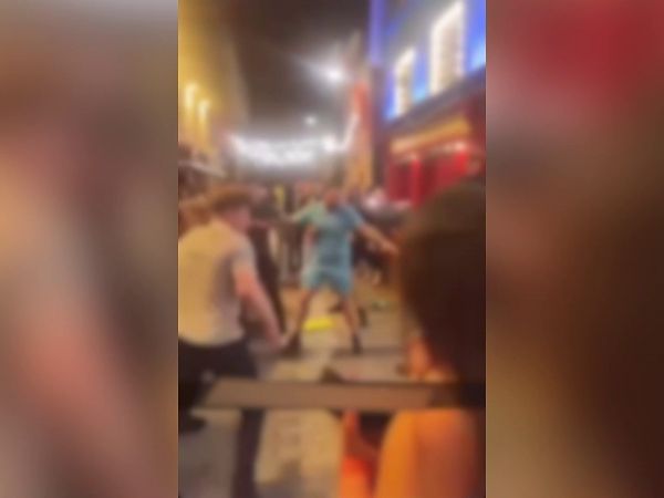 Harrowing footage of Cork city centre brawl