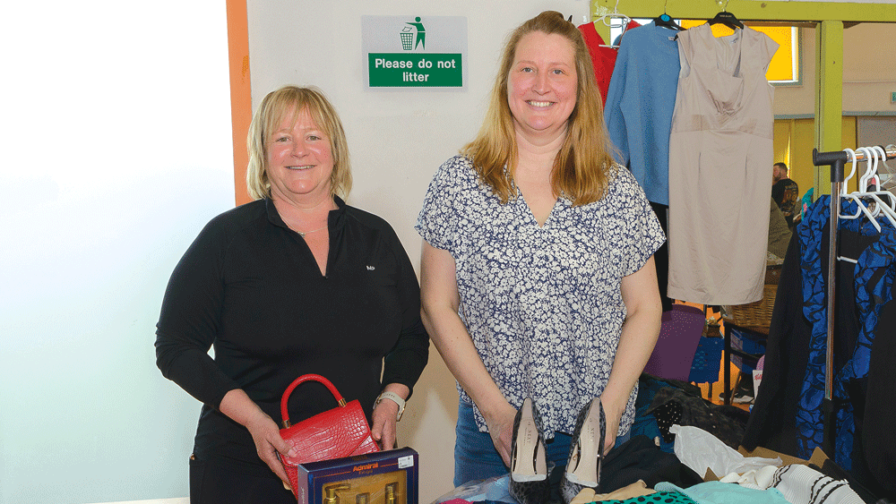 Food Bank second hand clothes sales