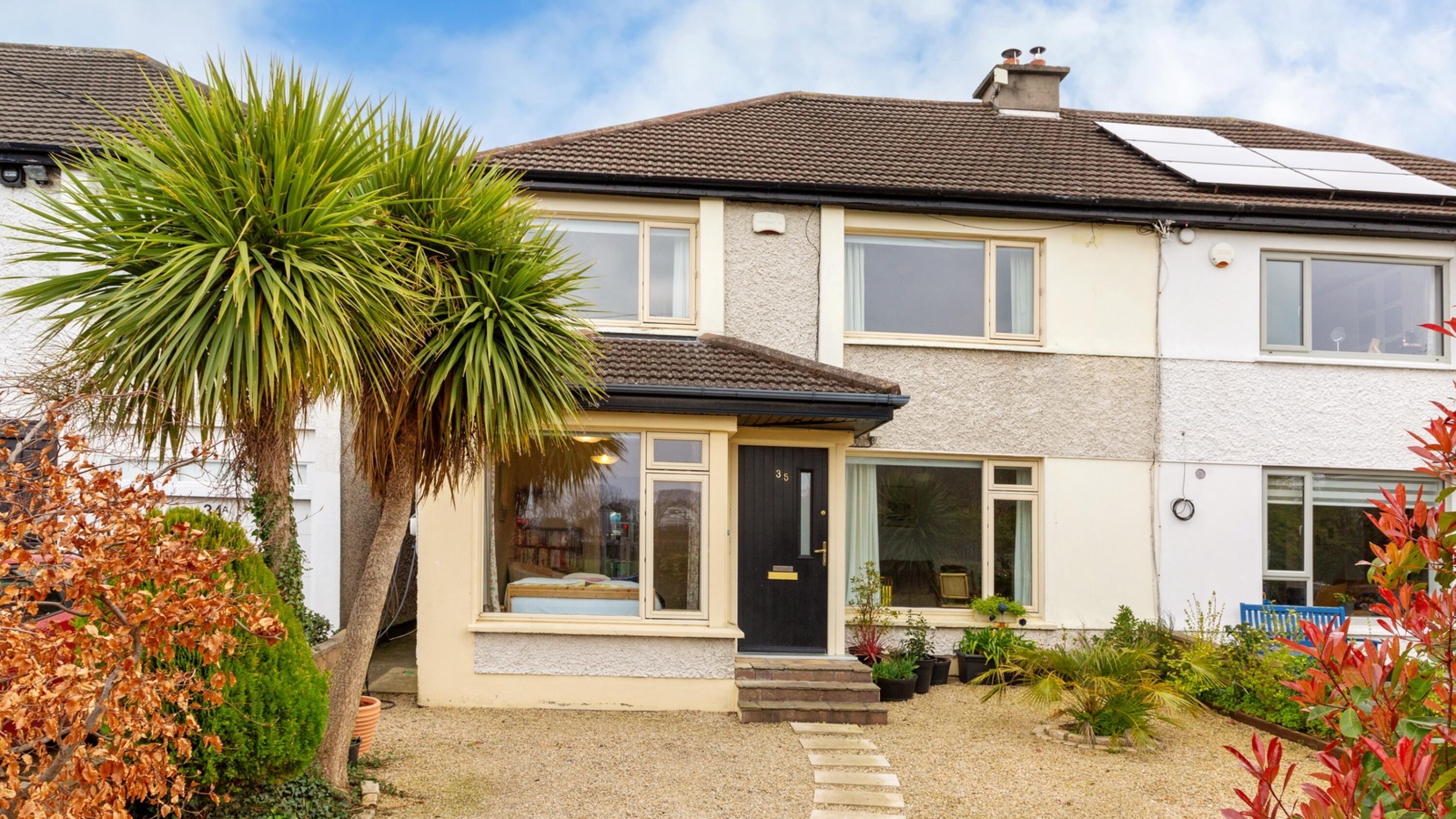 Bright South Co Dublin home with sunny garden and separate home office guides €850,000
