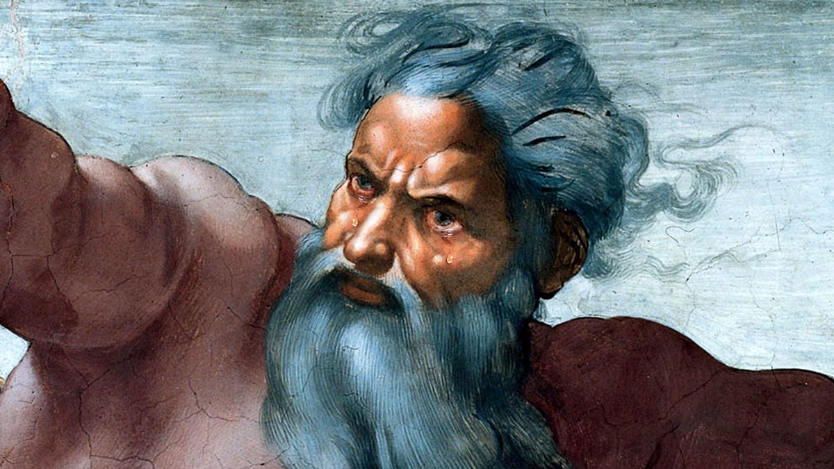 Tearful God Admits To Kidnapping Humanity 4,000 Years Ago To Raise As Own Children