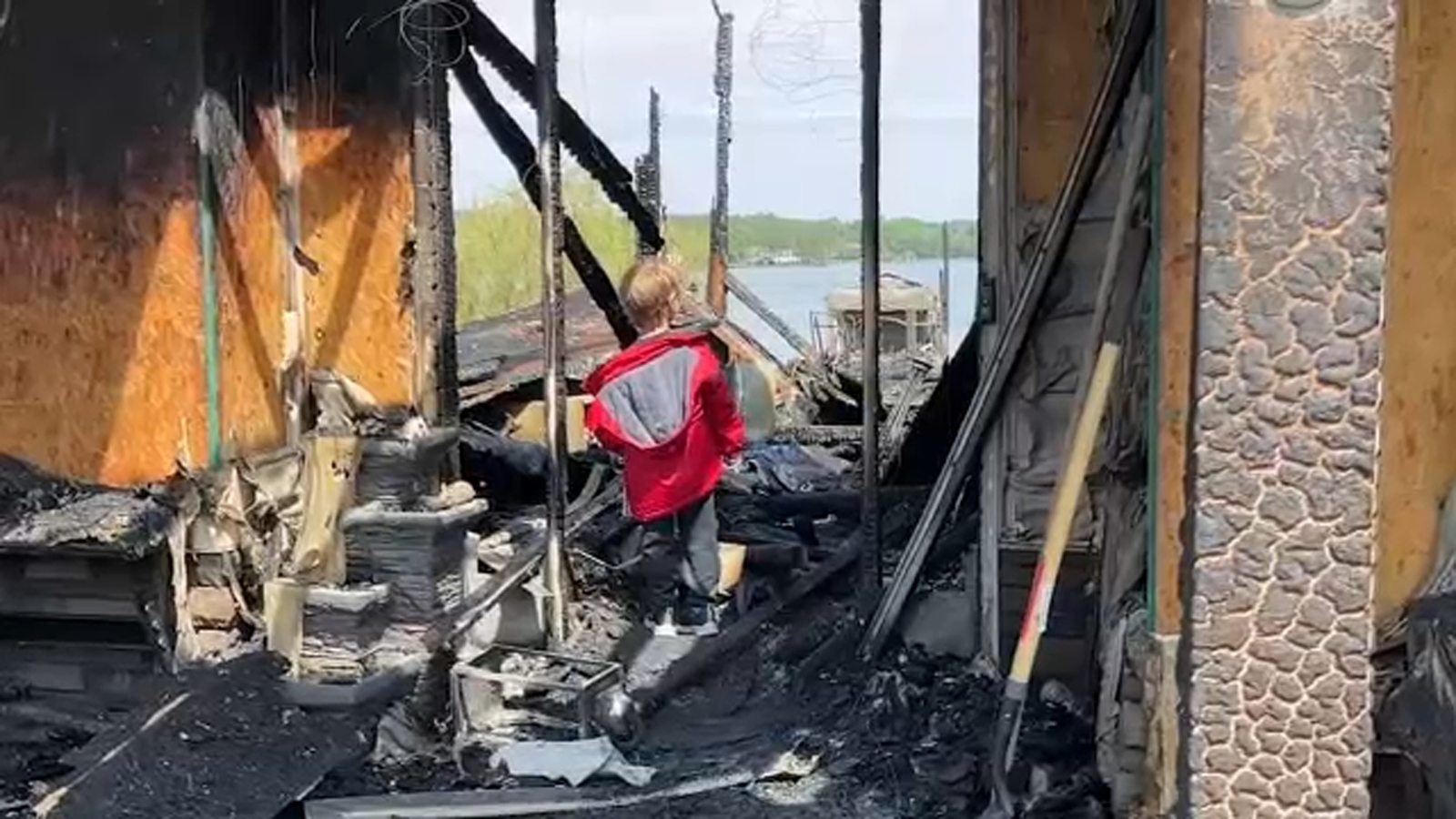 Gold Star wife who lost husband to lung cancer staying strong for sons after fire destroys home
