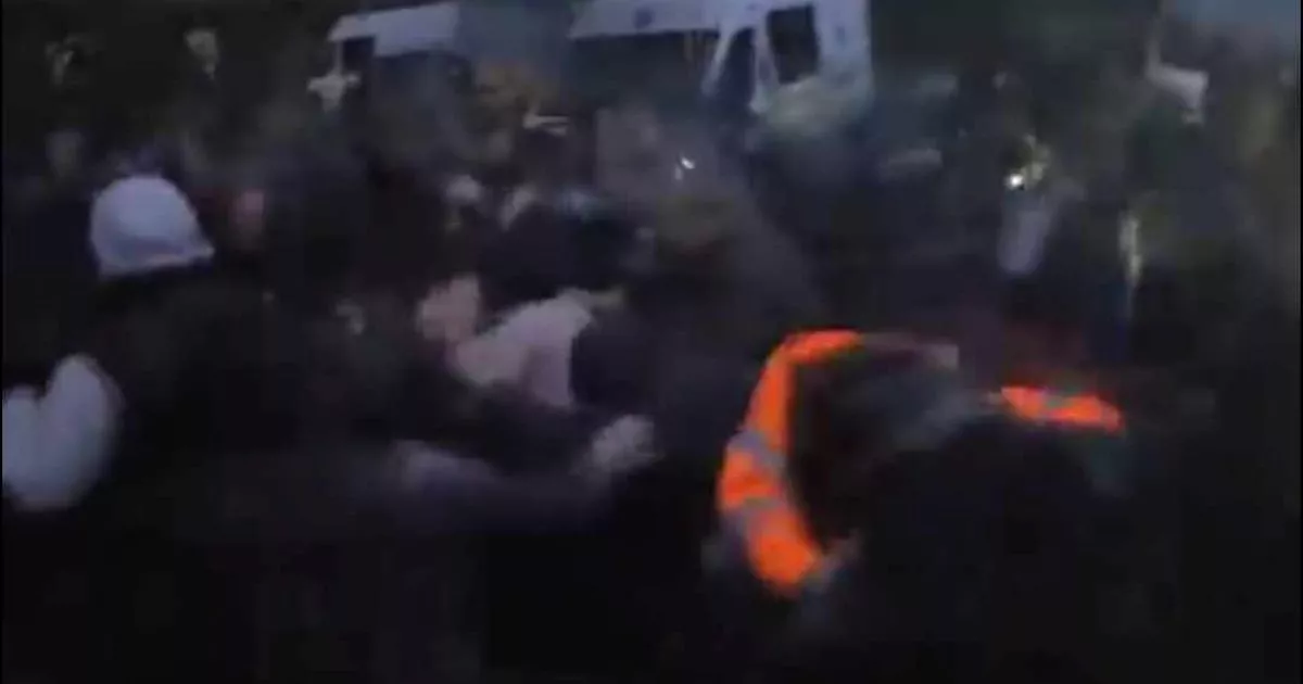 Garda chief slams 'unacceptable scenes' after six arrested at violent Wicklow protest