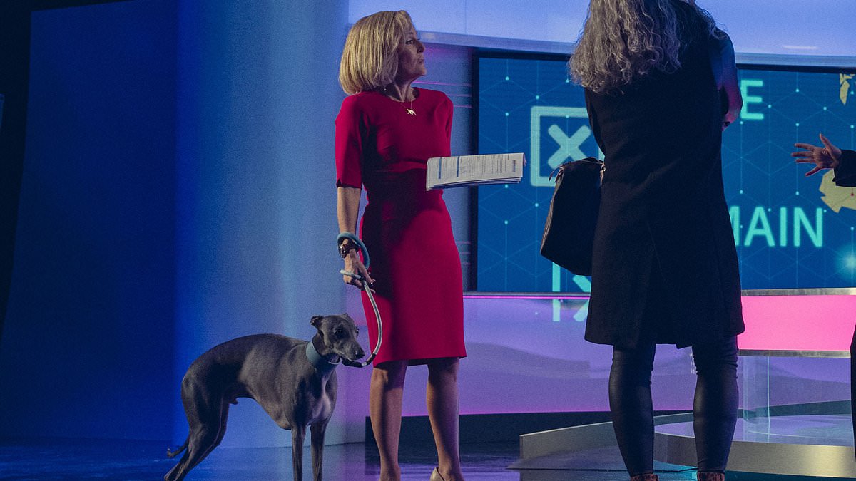 EPHRAIM HARDCASTLE: Emily Maitlis says she never brought her dog to the Newsnight studio as shown in Netflix drama Scoop