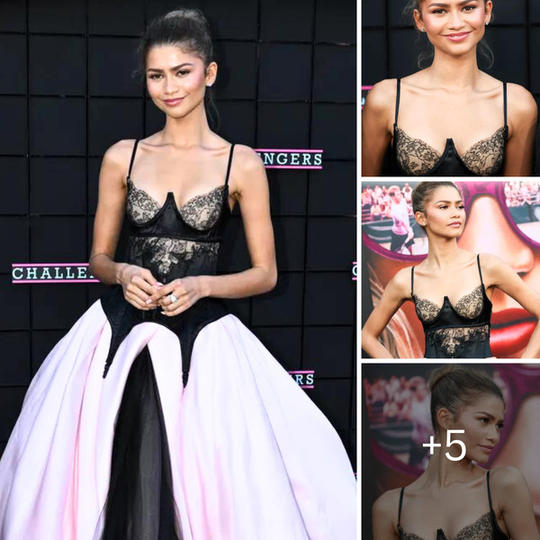 Zendaya displaying her tantalizing elegance in a beautiful outfit ‎