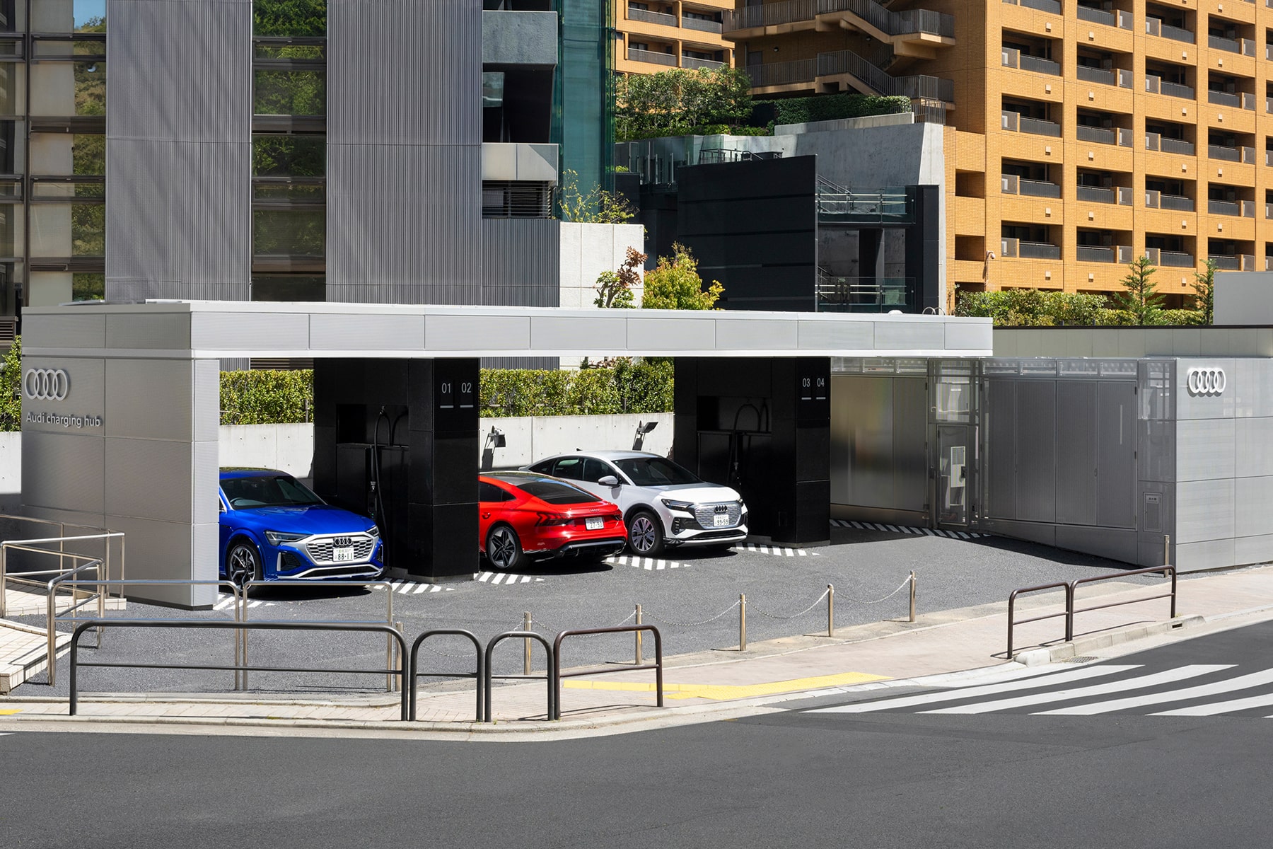 Audi opens charging hub in Tokyo