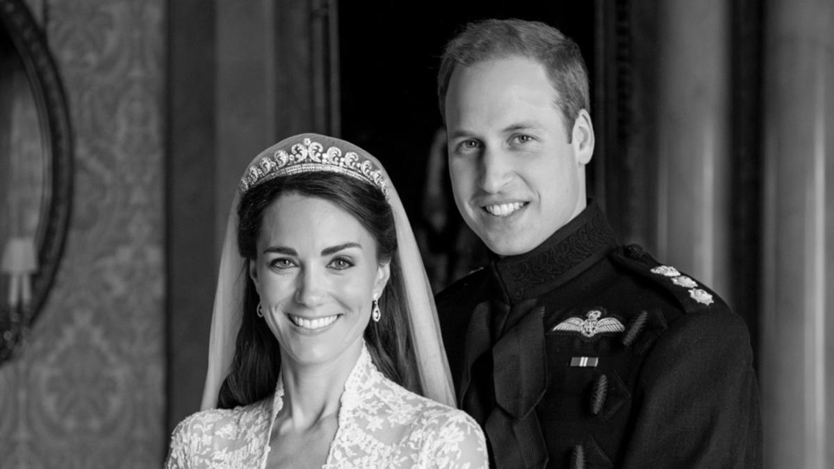 William and Kate share unseen wedding photo to mark 13th wedding anniversary