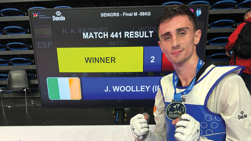 Woolley tops podium securing gold at the Presidents Cup