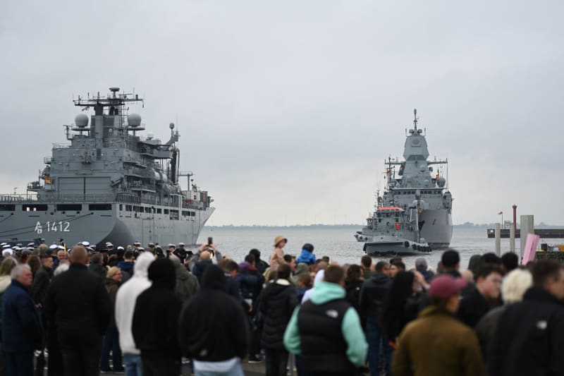 German warship returns to port after eight-week Red Sea mission