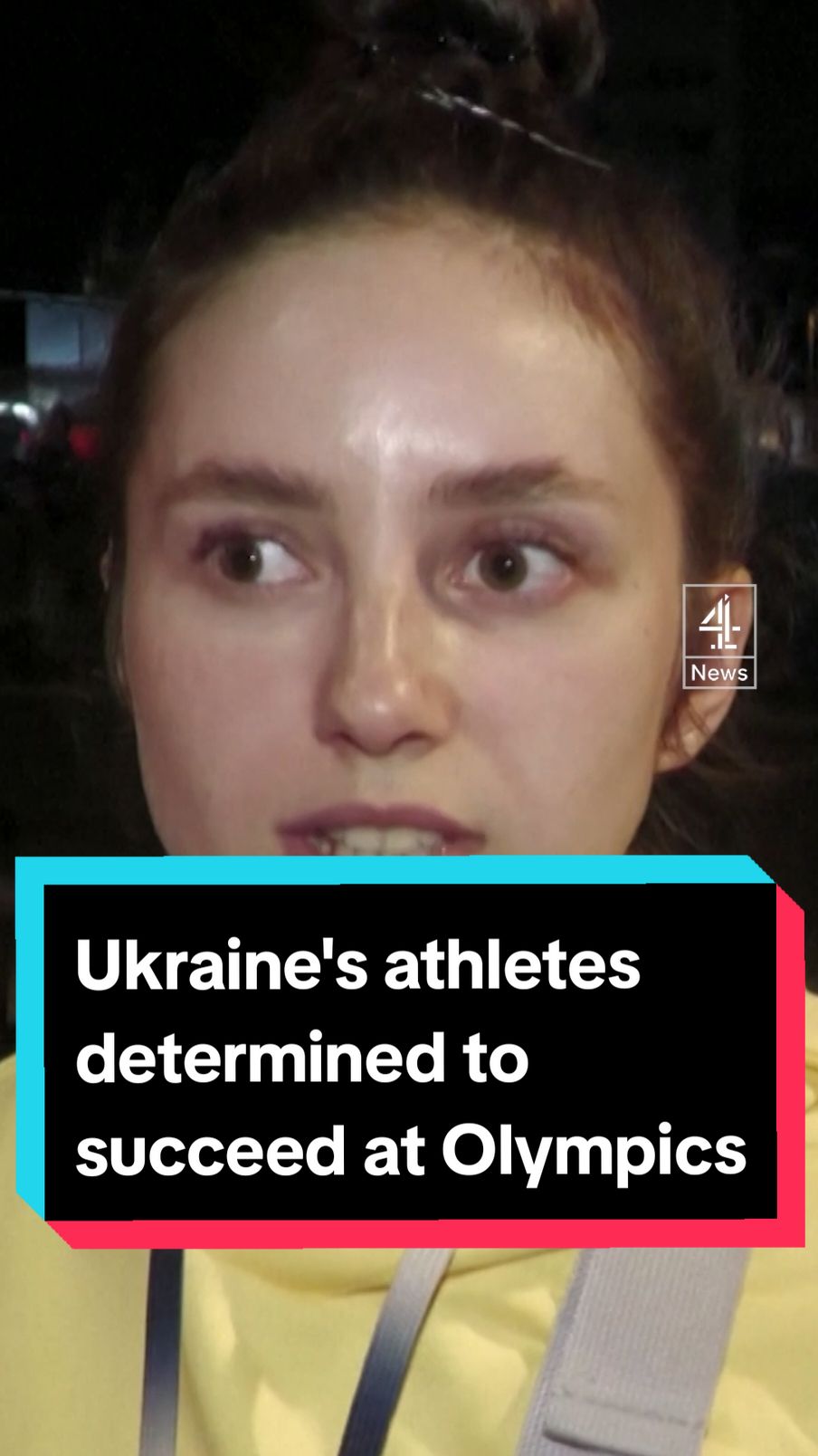 Ukrainian athletes are determined to succeed at the 2024 Olympics and say that Ukraine is "unbreakable, even in conditions of war" #Ukraine #Olympics2024 #OlympicGamesParis #fyp #Athletes #channel4news
