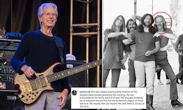 Grateful Dead bassist Phil Lesh dead at 84