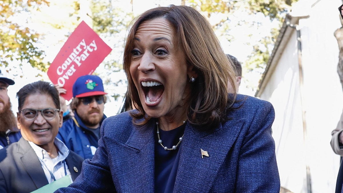 Kamala Crowd Goes Silent At Rally In Viral Clip