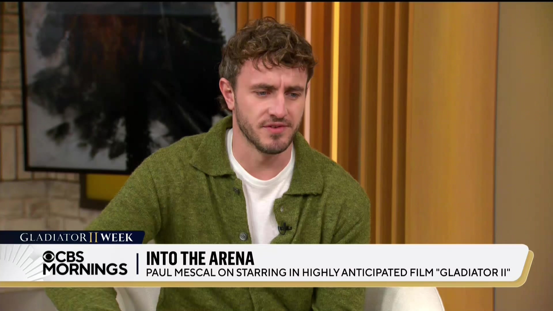 Paul Mescal stars alongside some of Hollywood’s biggest stars in @GladiatorMovie.  He tells CBS Mornings about going “nose-to-nose” with Denzel Washington and learning from his peers: “These performances that people deeply admire, I’m getting a front row seat.” #paulmescal #gladiator2