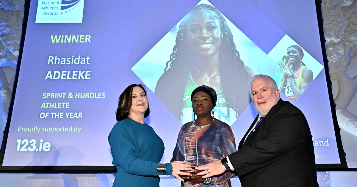 Irish track queen Rhasidat Adeleke the big winner at Athletics Ireland awards