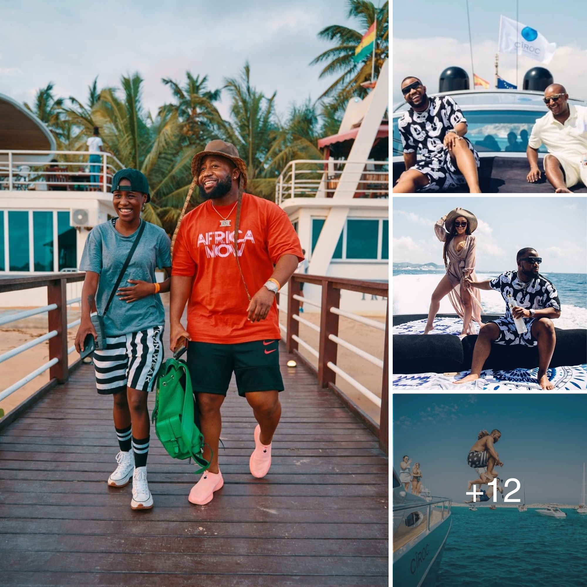 Cassper Nyovest enjoys 6 months vacation at sea with family and friends on $30M yacht