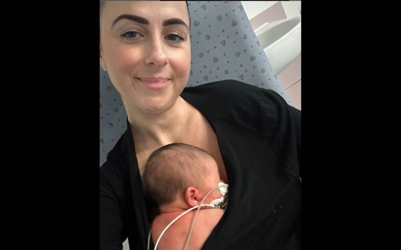 Lisa McHugh endures &quot;horrendous&quot; few days as baby daughter Hallie is hospitalised with RSV