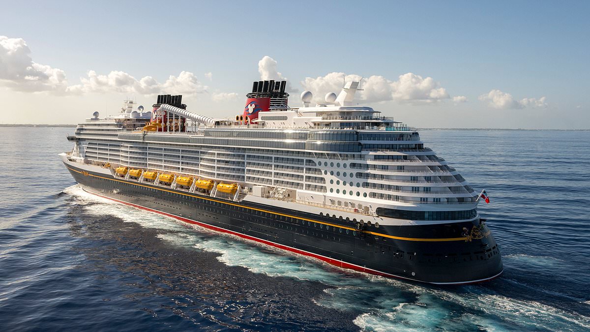 Disney debuts its new $1BILLION mega cruise ship featuring 1,200 guest rooms