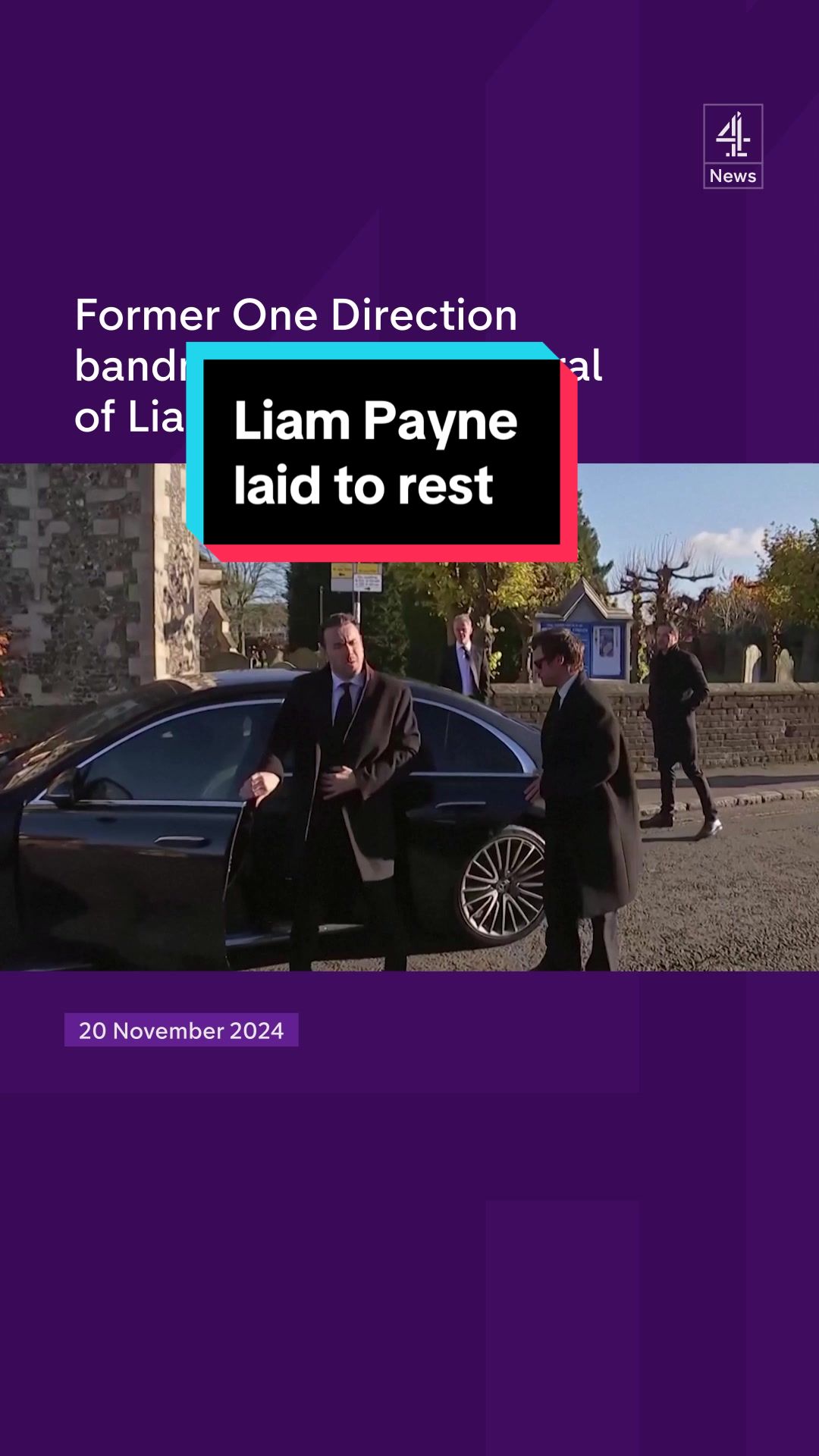 The funeral of One Direction star Liam Payne has taken place today with the singer's friends and family coming together to mourn his death. #LiamPayne #OneDirection #1D #Channel4News