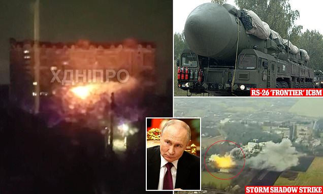 Putin's Storm Shadow revenge: Moscow unleashes ICBM in Ukraine blitz