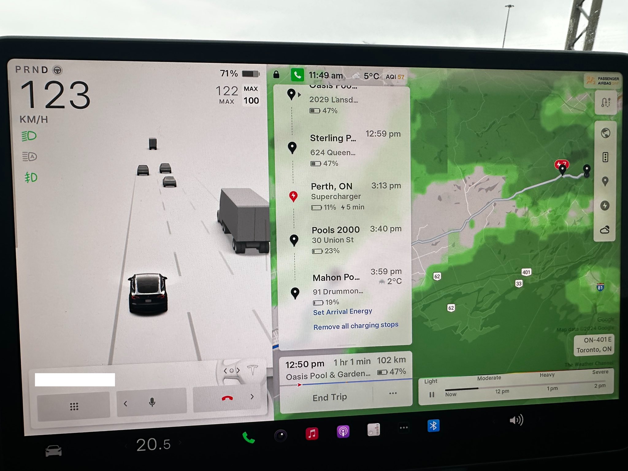 Tesla strengthens weather radar rollout by filling in missed gaps in fleet