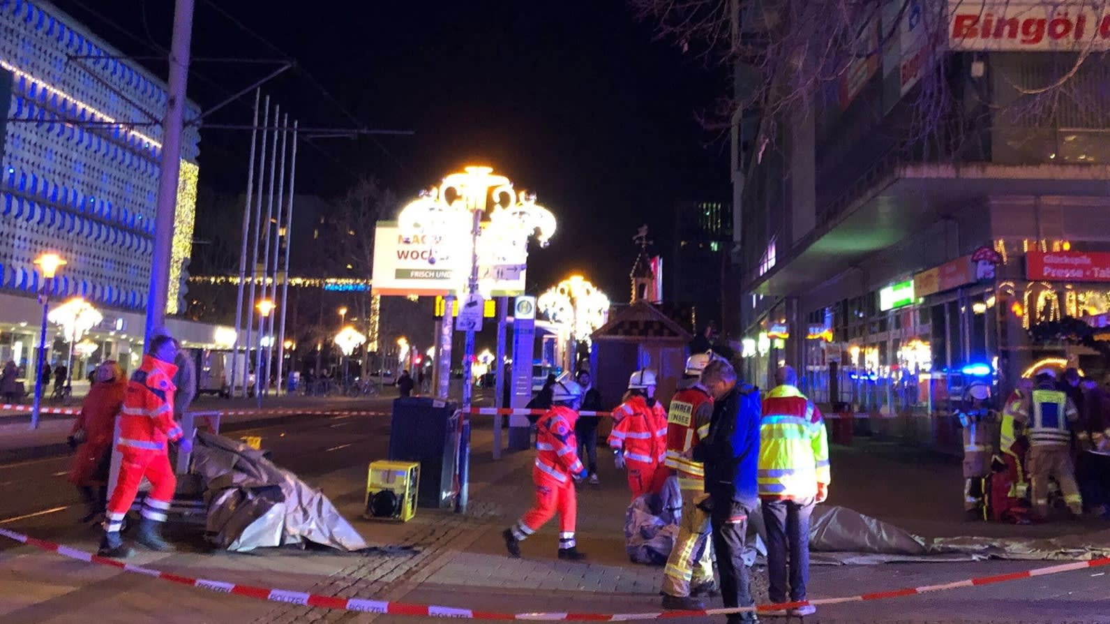 Car drives into Christmas market in German city of Magdeburg