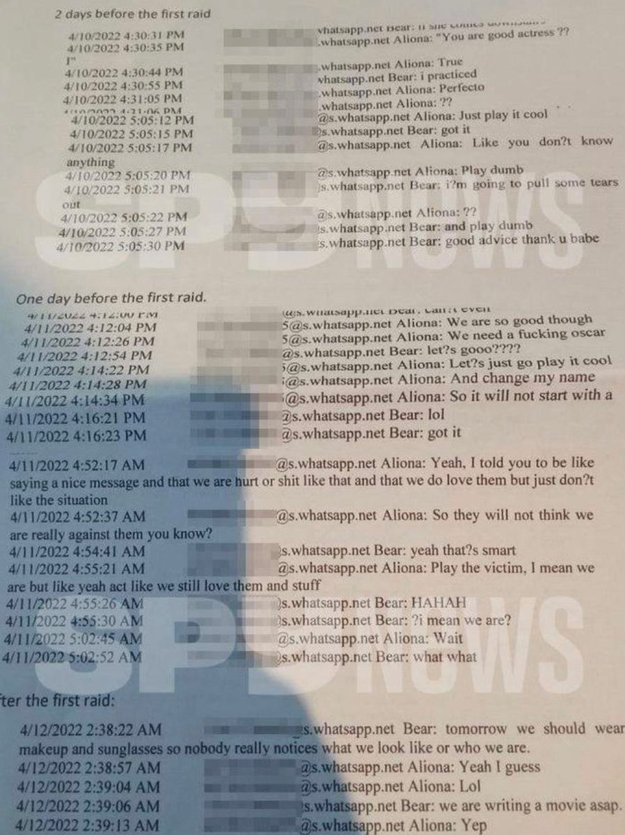 RT by @Cobratate: THIS IS A CONVERSATION BETWEEN THE LYING GIRLS IN THE TATE BROTHERS CASE ?? Verified by Romanian media ✅ pic.twitter.com/cmBB9jt13N