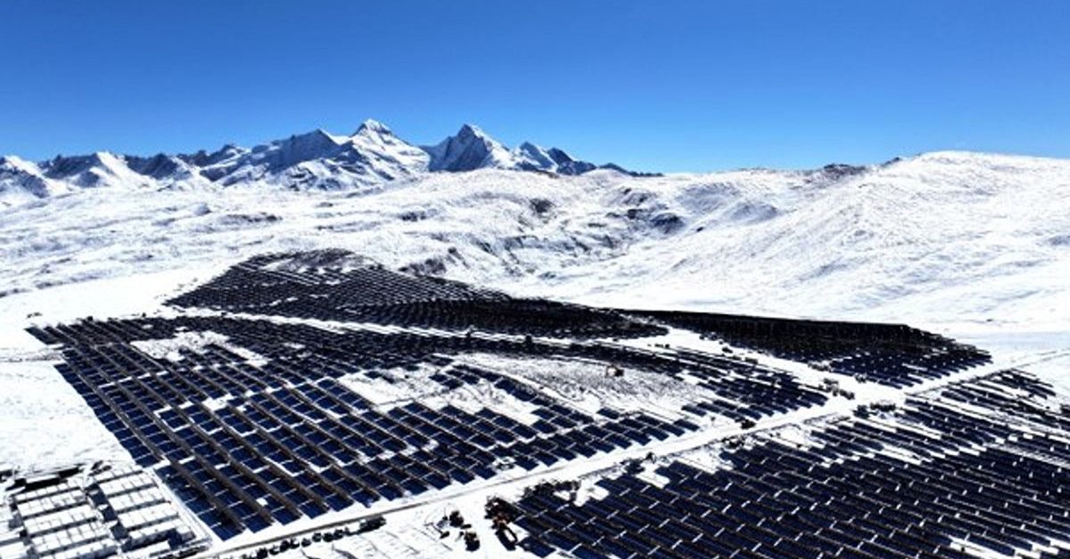 The world’s highest solar + storage project is online in Tibet