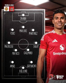 ? ? Man Utd vs Newcastle : Predicted Lineup: ? Maguire in heart of defence ? Fernandes &amp; Ugarte banned ? Amad &amp; Garnacho behind Højlun...