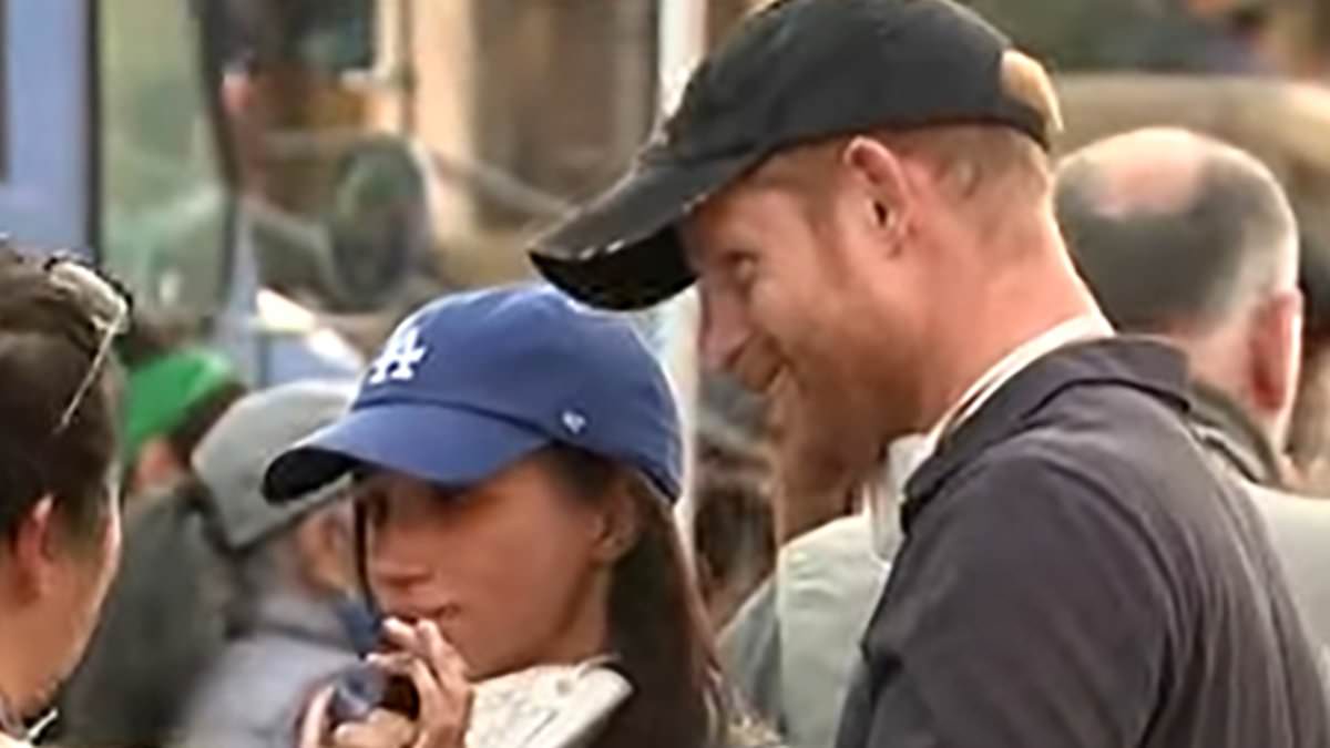 Prince Harry and Meghan Markle's subtle nod to LA wildfire victims as they pay visit to Pasadena Convention Centre