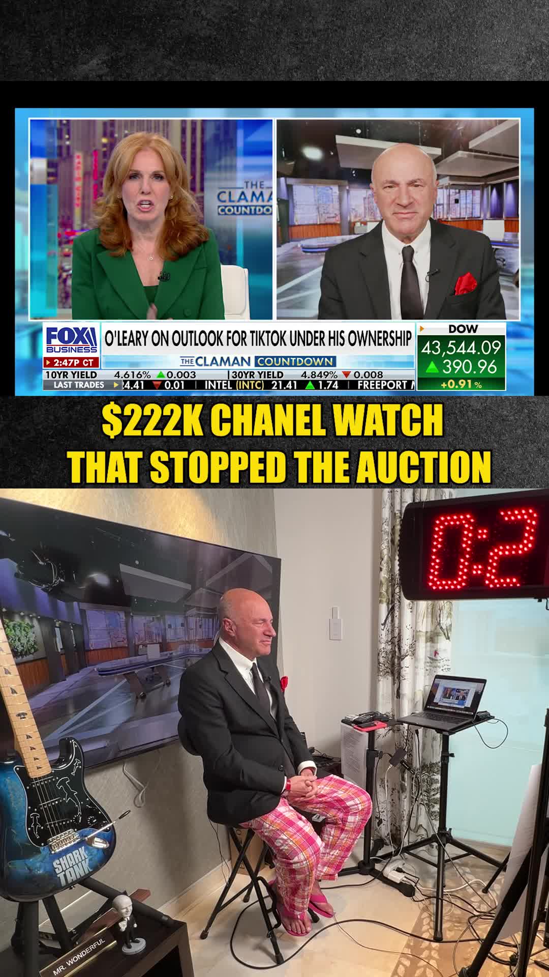 Here it is—the Chanel ‘Boy.Friend,’ a watch so rare it brought grown collectors to tears. I won this one-of-a-kind piece at the Phillips Auction in Singapore for $222,000, all for charity. Let me tell you, the competition was fierce, but no one messes with Mr. Wonderful. This design is pure art—Roy Lichtenstein vibes with a timeless edge. There’s only one, and it’s mine. Why? Because it looks fabulous on me, and as always, I deserve it.