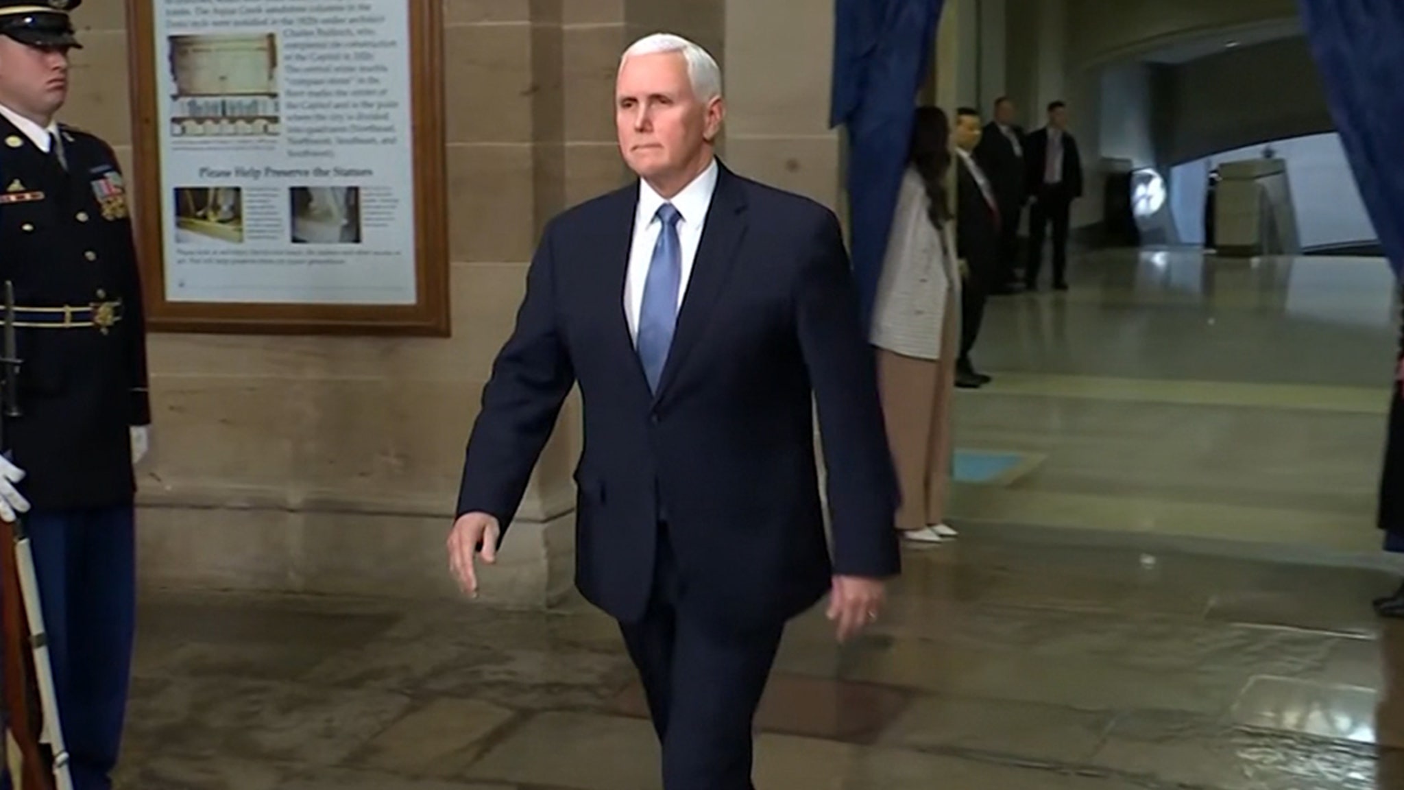 Mike Pence Shows Up at Donald Trump's Inauguration, Relationship Thawing?