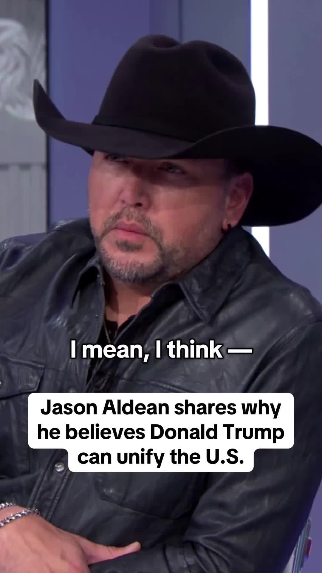 #jasonaldean, a longtime supporter of the 47th President Donald Trump, shares why he believes Trump and his administration can unite Americans: “He wants to do great things for the American people and the country.” Aldean will perform at the Liberty Ball, celebrating Trump’s inauguration. #trump #inauguration