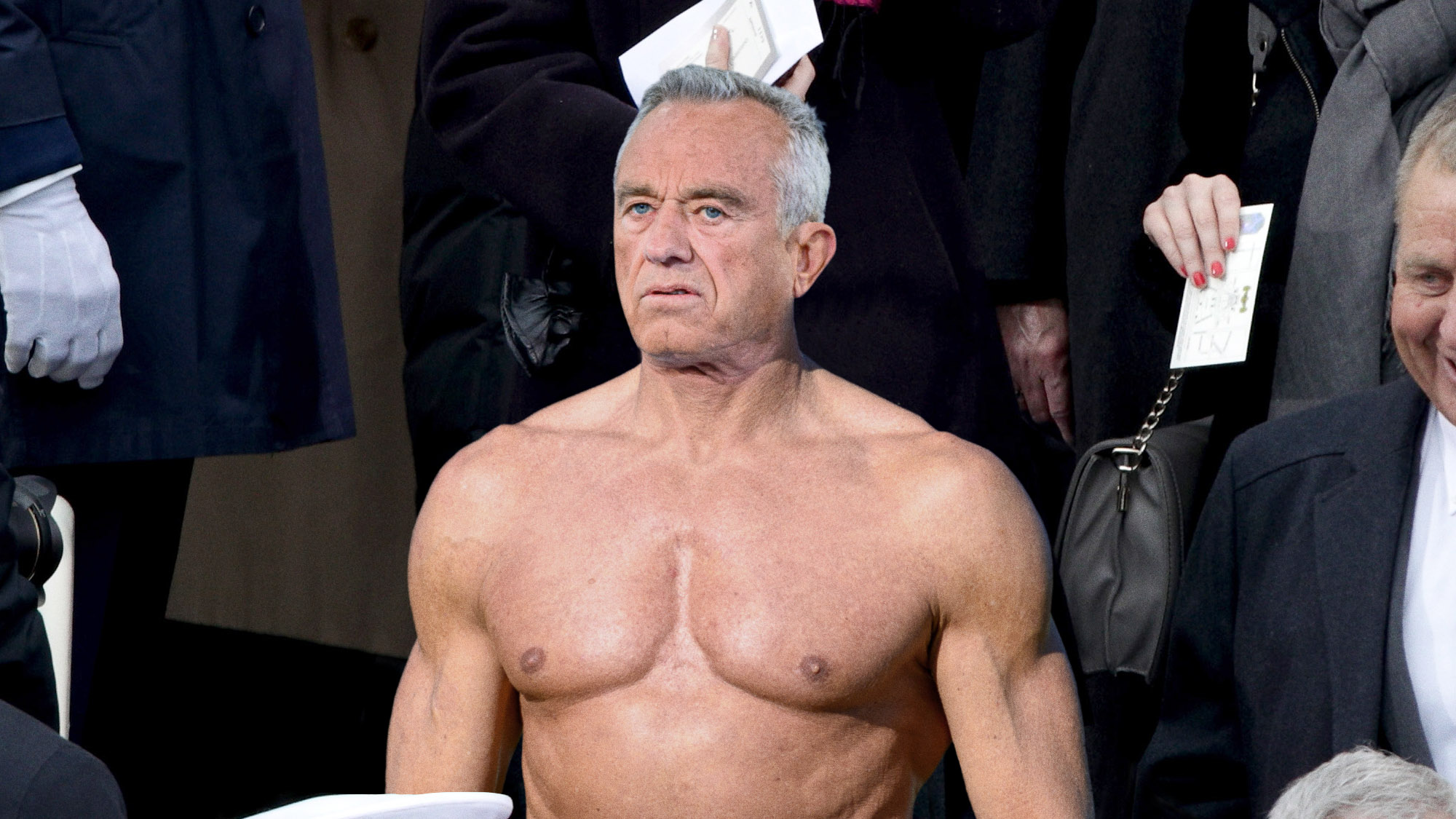 RFK Jr. Attends Inauguration Shirtless