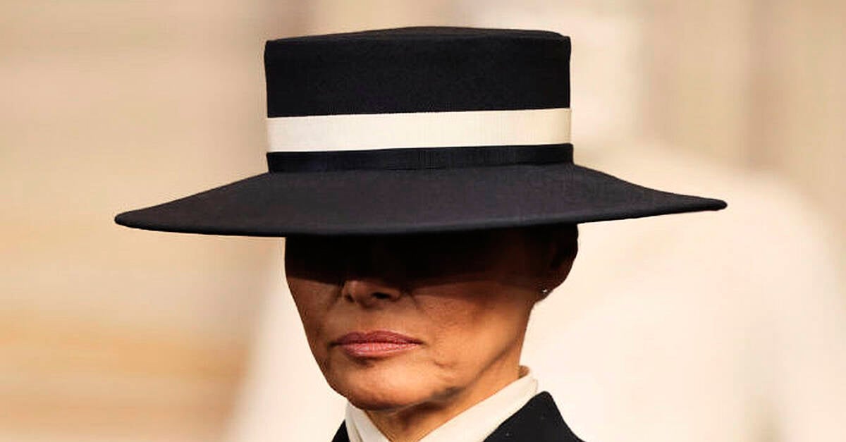 What Melania Trump wore to the inauguration – including the hat