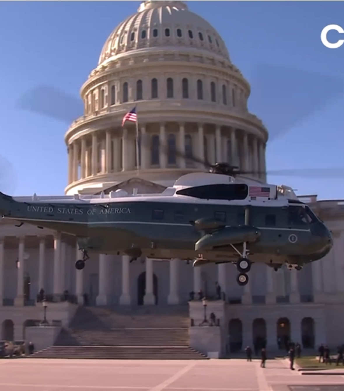 Former President Biden and former first lady Jill Biden were escorted by President Trump and first lady Melania Trump to a Marine helicopter, dubbed Nighthawk 46, for their departure from the U.S. Capitol on Monday following the nation’s 60th inauguration.   The Bidens were headed to Joint Base Andrews where they will board a plane en route to Santa Ynez in Santa Barbara County, California, for a post-presidency vacation.   Watch more at c-span.org #joebiden #donaldtrump #jillbiden #melaniatrump #inauguration #cspan