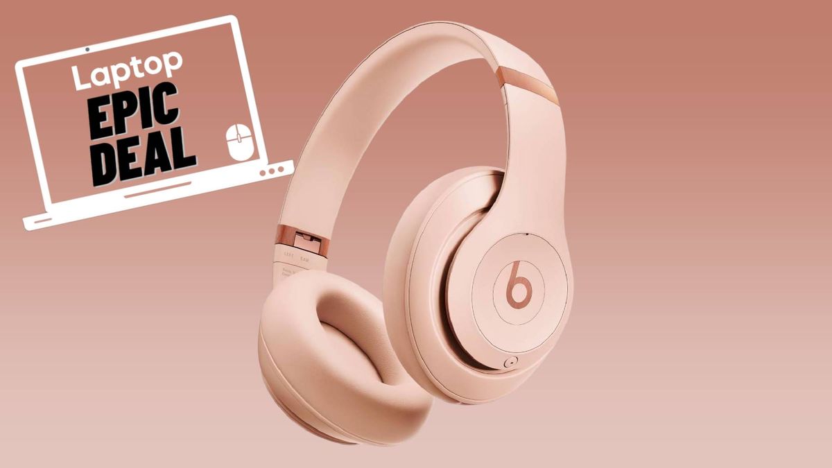 The stylish Beats Studio Pro x Kim Kardashian neutral color headphones are now nearly 50% off at Amazon