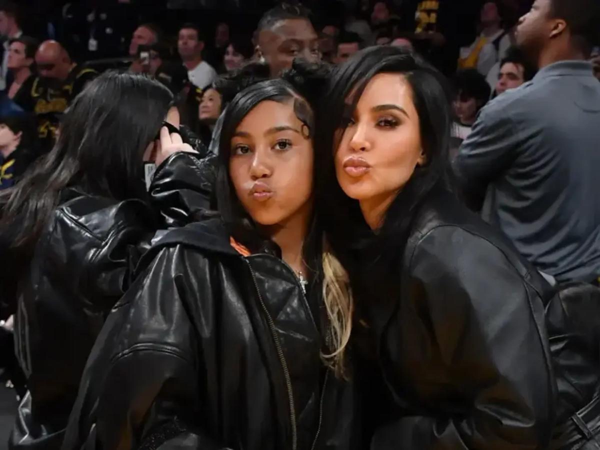 North West Looks Unbelievably Grown Up in Fur-Filled Selfies With Mom Kim Kardashian