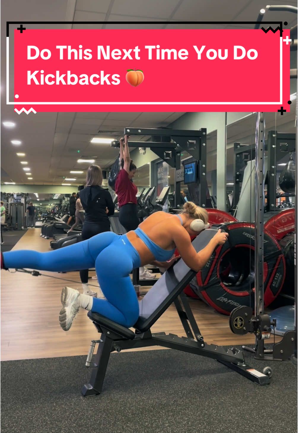 Try this next time you do your kickbacks and thank me later ? #gym #kickbacks #glutes #legday #kickbackform