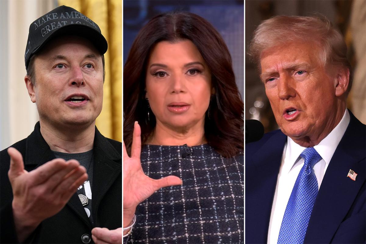 ‘The View’s Ana Navarro Says Elon Musk Wants To Be King Of America And Trump Is Just “A Court Jester”