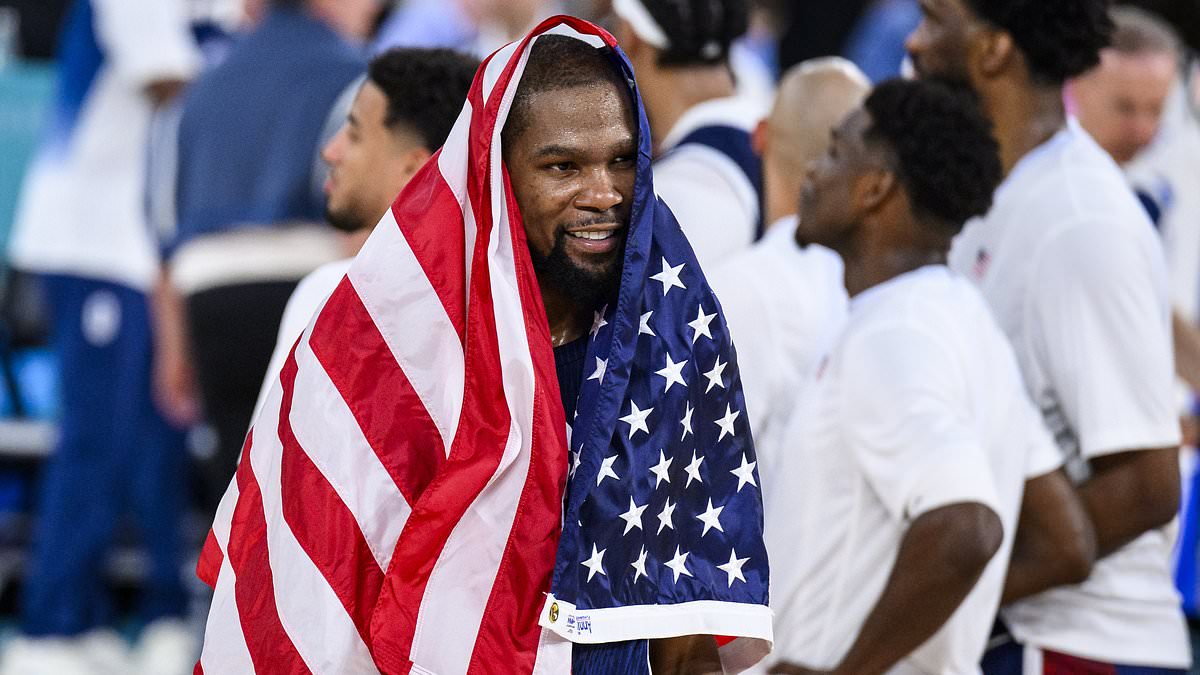 NBA superstar Kevin Durant breaks down in tears as he opens up on representing Team USA at Olympics