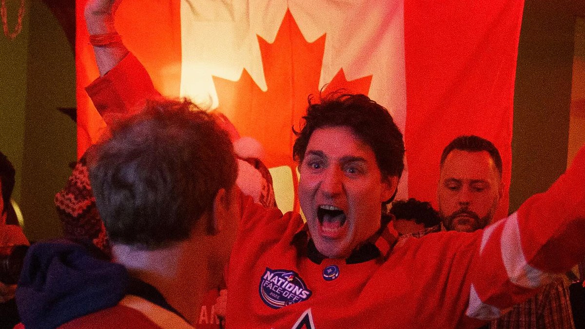 'Governor' Trudeau's brutal swipe at Trump after Canada's hockey win over the U.S. spectacularly backfires