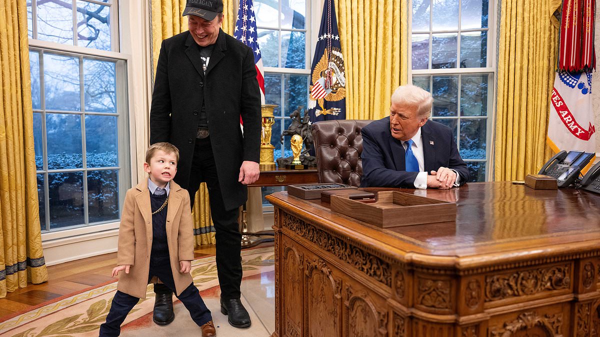 Trump reveals he removed the Resolute Desk from the Oval Office days after Elon Musk's son X left a 'present'