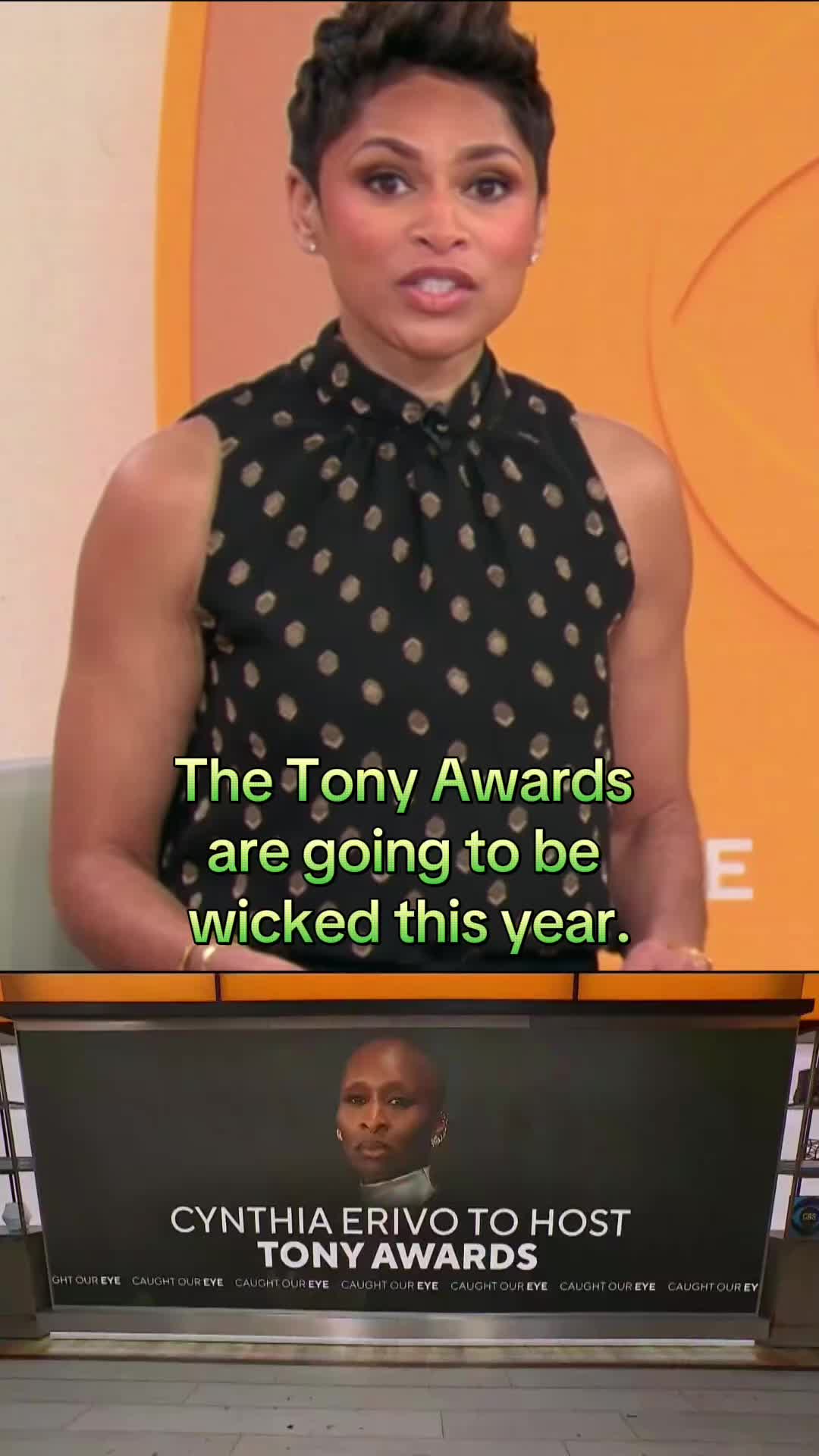 Thrillifying! Cynthia Erivo will host Broadway's biggest night at the 2025 #TonyAwards in June ? #cynthiaerivo #wicked