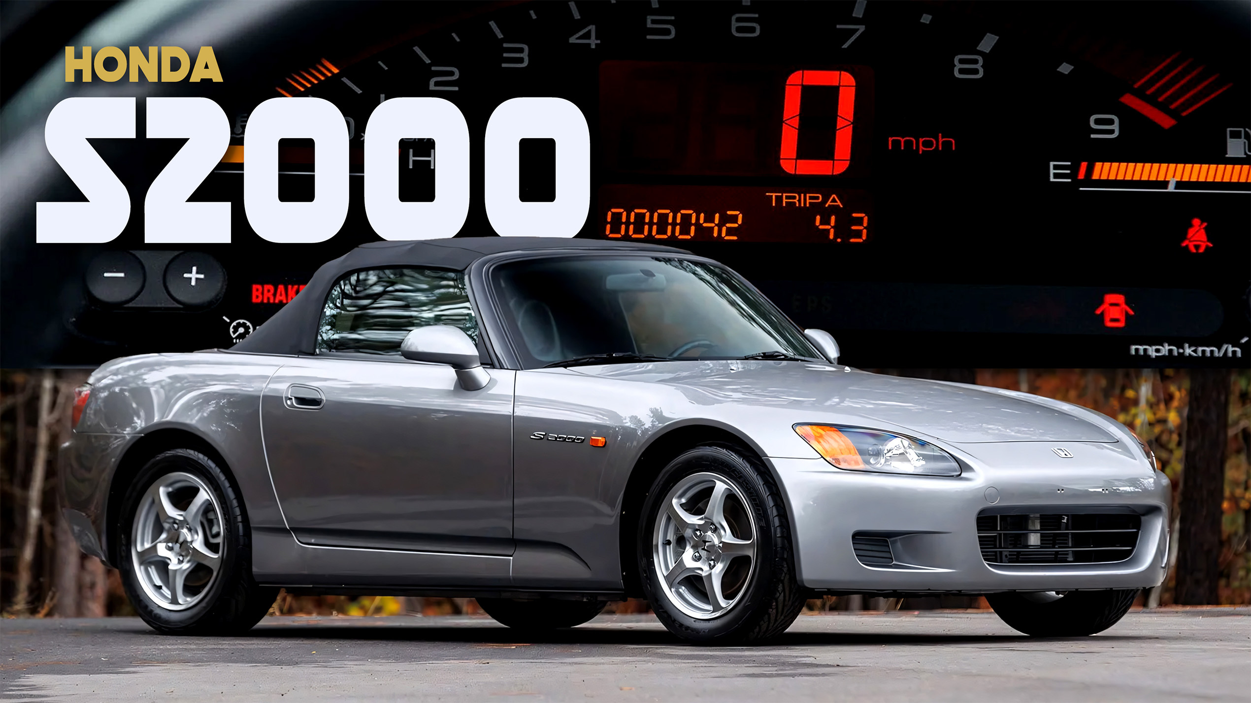 Someone Paid $95K For A Virtually New Honda S2000 With Delivery Miles