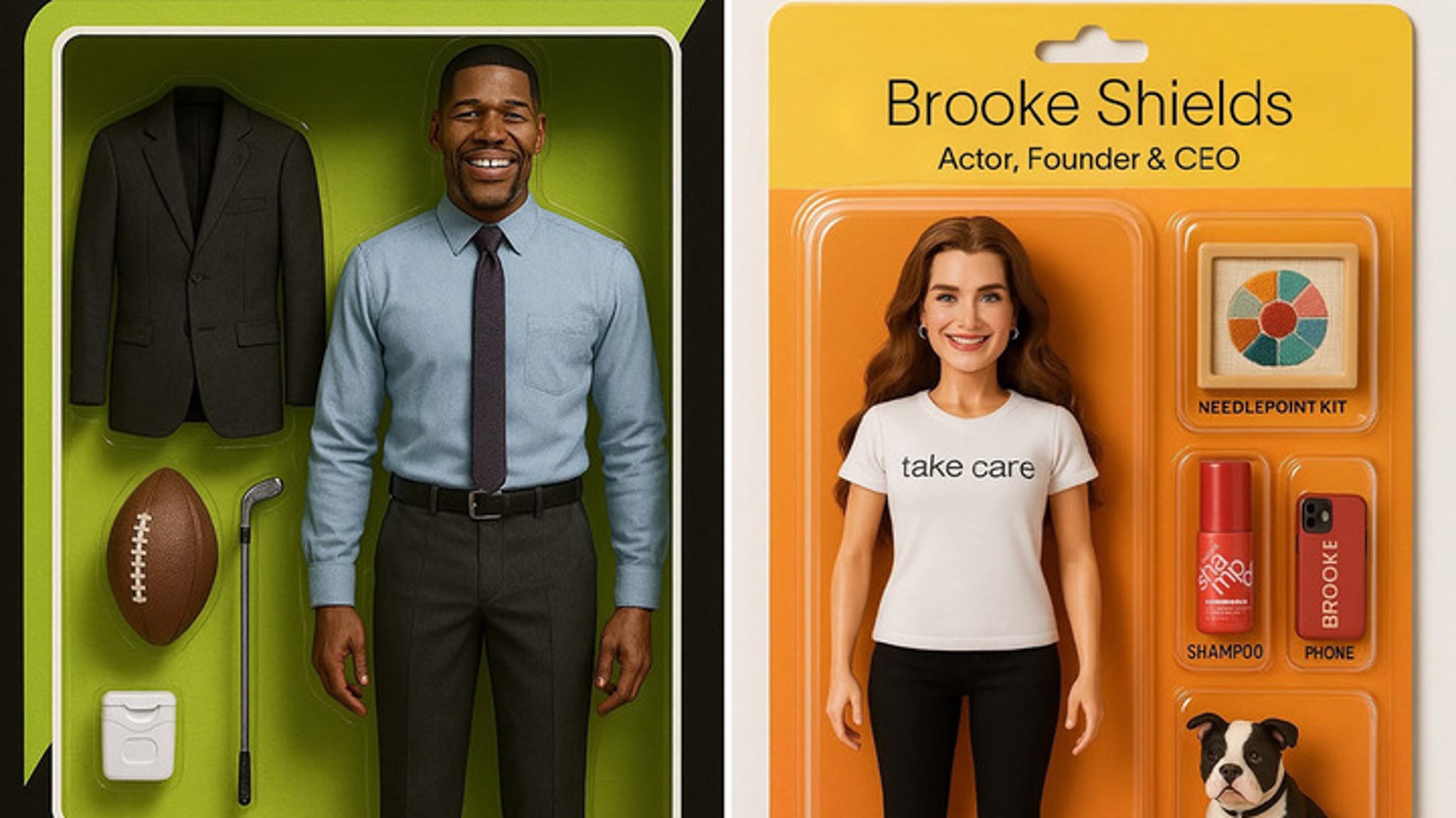 Famous Figurines ... Celebs Take on the Viral A.I. Box Doll Trend